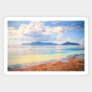 Seychelles. Anse Source d' Argent .La Digue. Sticker